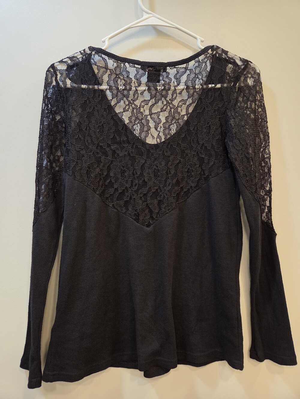 Metal Mulisha Black Lace Long Sleeve Top Small - Picture 5 of 6